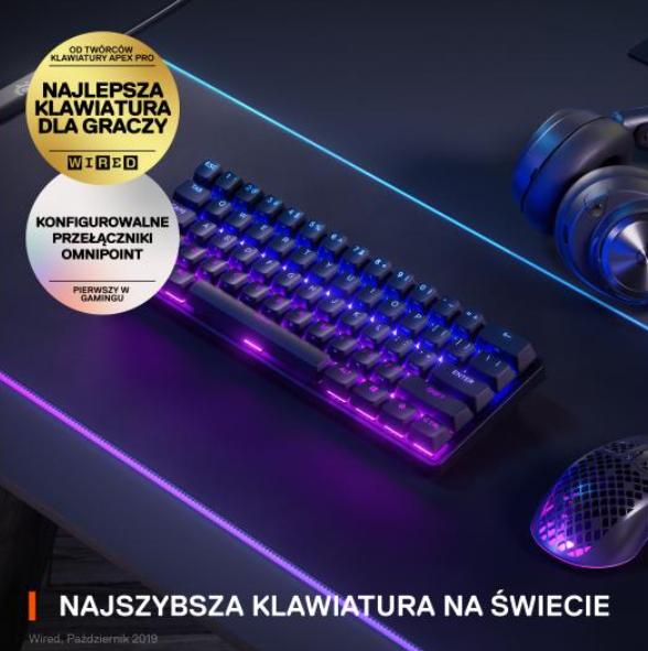 Produktbild SteelSeries Apex Pro Mini (US, Kabelgebunden)