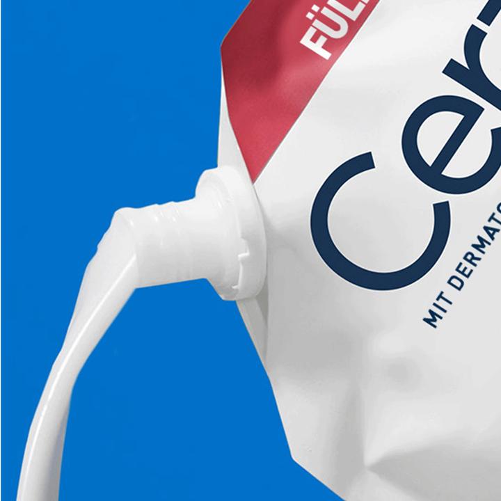 Produktbild CeraVe Moist Cream Refill englisch französisch (Körpermilch, 473 ml)
