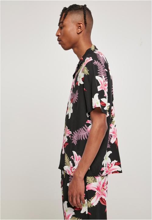 Produktbild Urban Classics Viscose AOP Resort Shirt (XS)