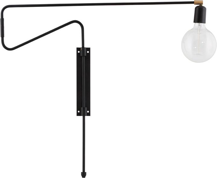 Image du produit House Doctor Applique murale, Swing, noir (E14)