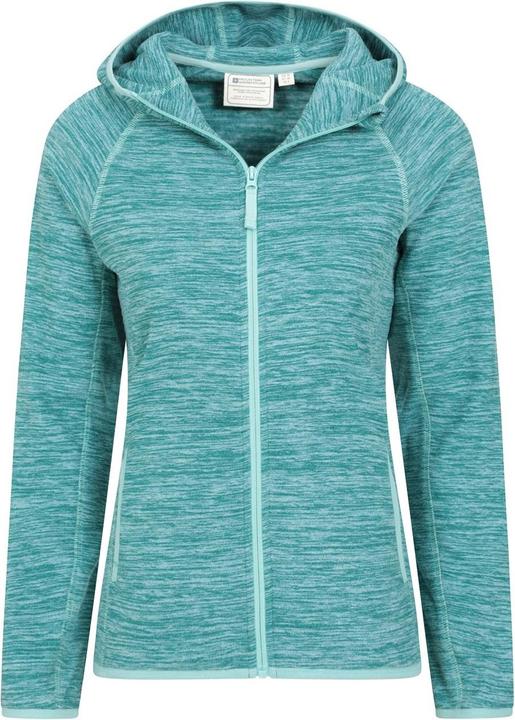 Actual product image Mountain Warehouse Womens/Ladies Lleyn II Melange Full Zip Hoodie (40 D)