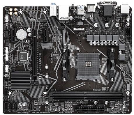 Actual product image Gigabyte A520M S2H (AM4, AMD A520, mATX)