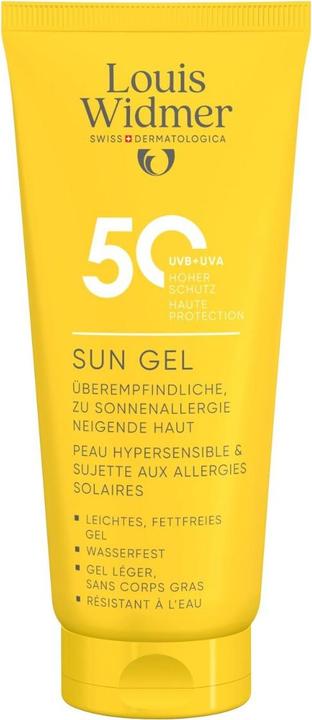 Produktbild Widmer Louis Sun Gel LSF50 parfumiert 100 ml (Sonnencreme, SPF 50, 100 ml)