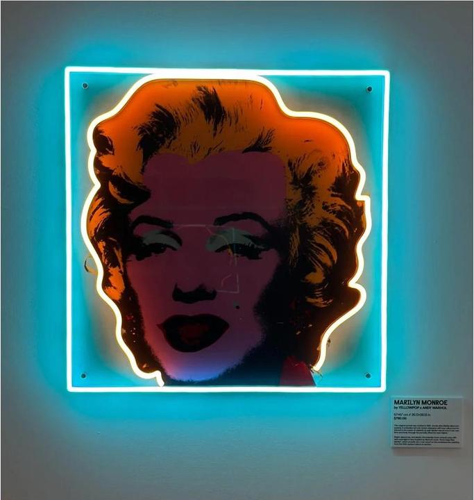 Actual product image YellowPop Andy Warhol Marilyn Monroe Large