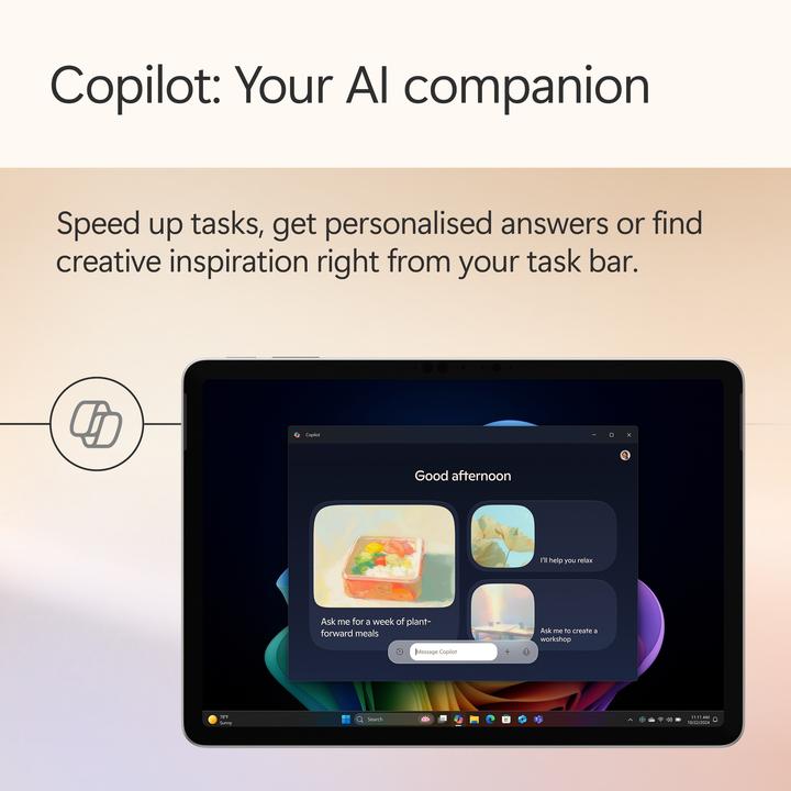 Produktbild Microsoft Surface Pro – Copilot+ PC - 12" (Netzteil separat erhältlich) (12", Snapdragon X Plus X1P-42-100, 16 GB, 512 GB, Ohne Tastaturlayout)