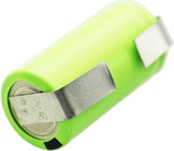 Image du produit AccuCell Akku 2/3AA mit Lötfahne U-Form (1 pcs, 2/3 AA, 650 mAh, Batterie)