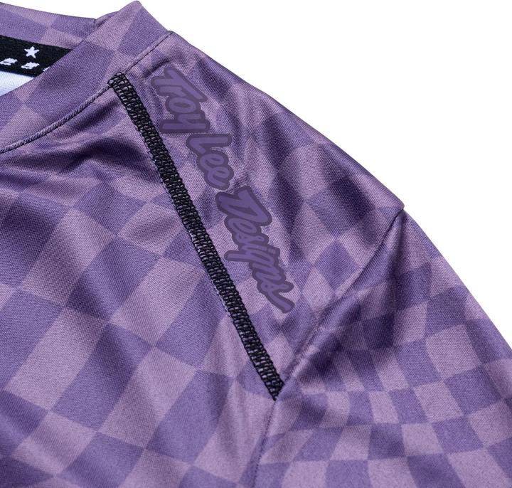 Produktbild Troy Lee Designs Womens Lilium LS Jersey, Twisted Checkers, deep purple, L (L)
