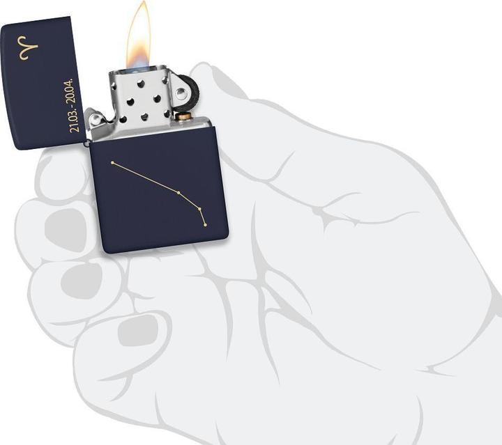 Actual product image Zippo Zodiac Aries Design.60006932