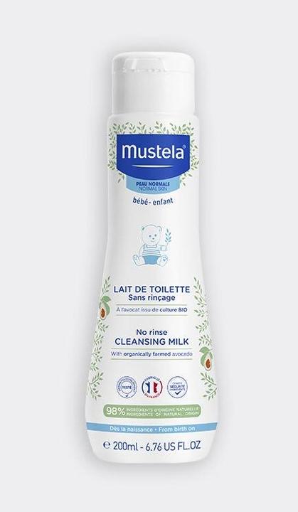 Actual product image Mustela Bébé No Rinse Cleansing Milk