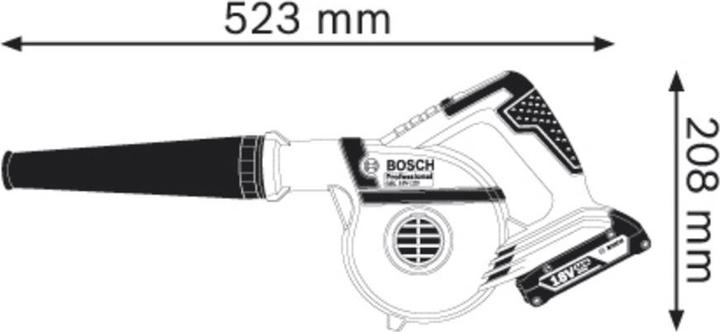 Image du produit Bosch Professional GBL 18V-120 (Fonctionnement sur batterie, Souffleurs d'atelier)