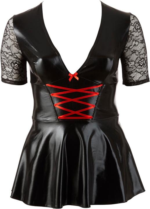 Produktbild Cottelli Collection Kleid schwarz/rot XL (XL)