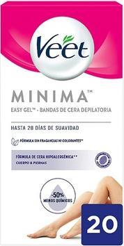 Produktbild Veet BANDAS DE CERA depilatorias corporales pure piel sensible 20 u (20 x)