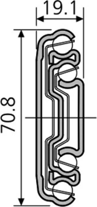 Actual product image Accuride Full extension ball bearing slides (heavy duty rail) 7957
