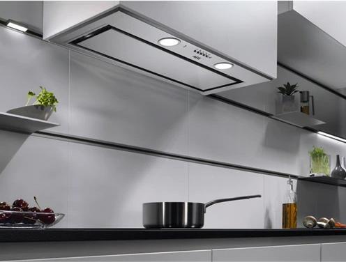 Immagine prodotto AEG DGE5861HM Ventilatore da incasso, piano cottura²cappa, 80 cm, acciaio inox ( EEK: A / Scala da A+++ (Cappuccio a schermo piatto)