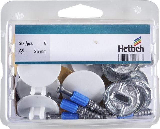 Produktbild Hettich Verbindungsbeschlag 25/24,5 mm, verzinkt (Verbindungsbeschlag, 8 Stk.)