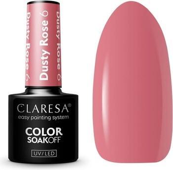 Immagine prodotto Claresa Smalto per unghie UV Dusty Rose 5ml - Confezione da 6 (Beige, Vernice UV gel)