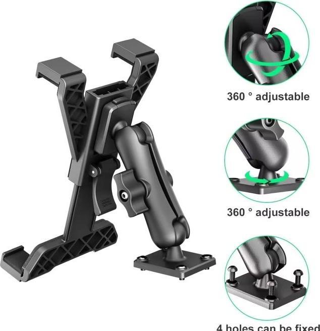 Actual product image MU Classic Tablet holder with screw mounting for dashboard & wall