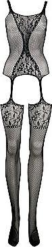 Produktbild Le Désir Fishnet and Lace Bodystocking (One Size)