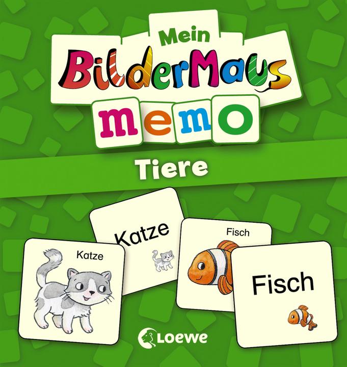 Produktbild Mein Bildermaus-Memo - Tiere (Deutsch)