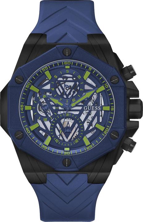 Guess GW0579G3 Mens Watch Formula 48mm 5ATM (Watch with gemstone, 48 mm)