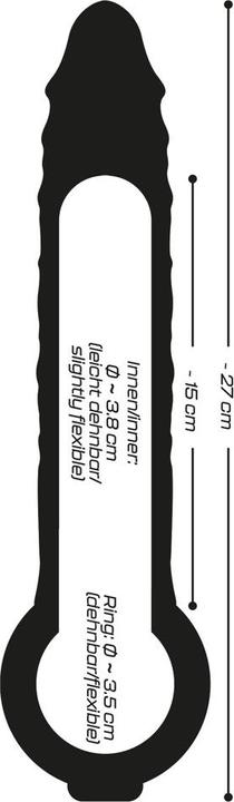 Actual product image You2Toys Clear Penis Sleeve