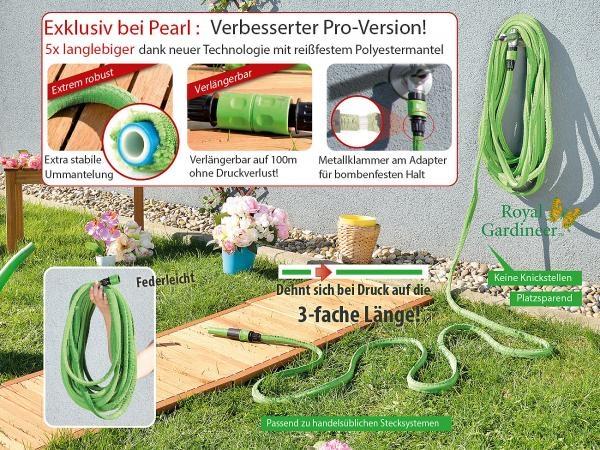Image du produit Royal Gardineer Tuyau d'arrosage extensible (50 m)