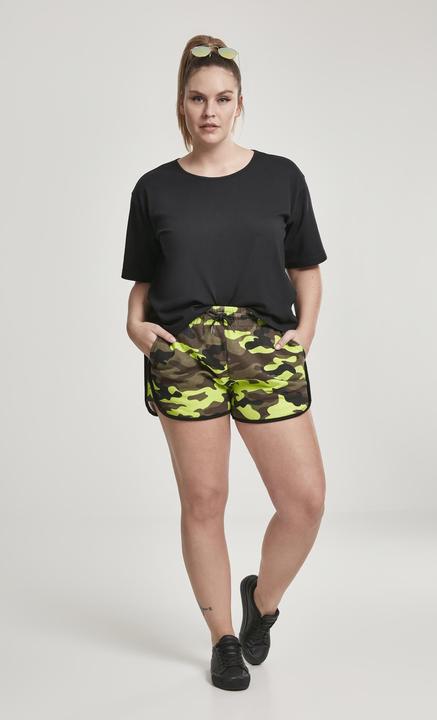Actual product image Urban Classics Ladies Printed Camo Hot Pants (XS)