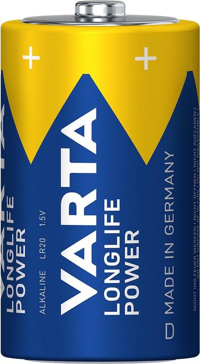 Image du produit Varta Longlife Power, pile alcaline, mono D/LR20 (D)
