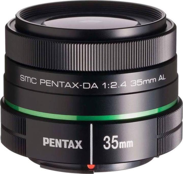 Pentax Objectif SMC-DA 35mm, f/2.4 (Pentax K, APS-C / DX, Plein format)