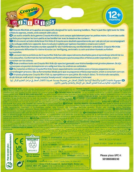 Image du produit Crayola Mini Kids - Marqueurs (Assortiment, 8 x)