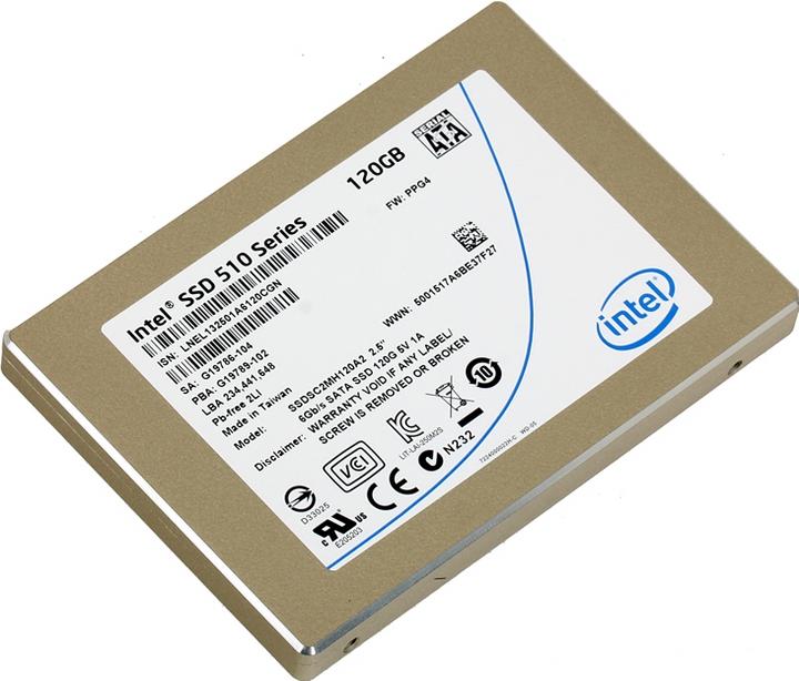 Actual product image Intel SSD 510 Series (120 GB, 2.5")
