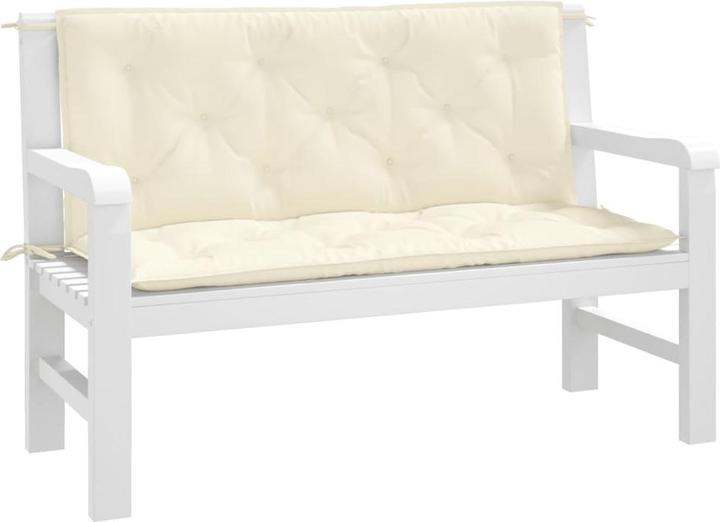 Produktbild VidaXL Gartenbank-Auflagen 2 Stk. 120 x 50 x 7 cm O x ford-Gewebe