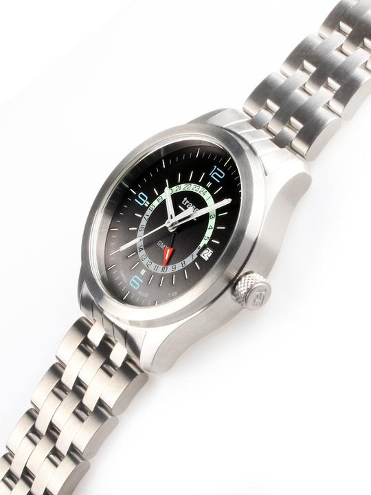 Actual product image Traser P59 Aurora GMT (Analogue wristwatch, 42 mm)
