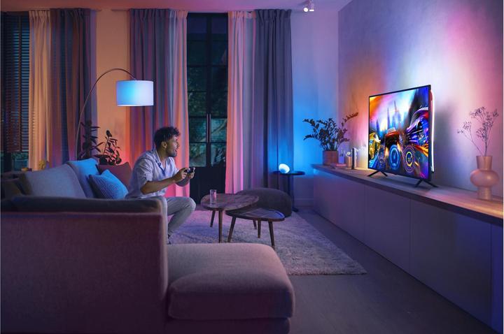 Actual product image Philips Hue Play Gradient Lightstrip 55" (RGBW, 216.50 cm, Indoor)