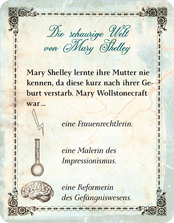 Nährwerte und Zutaten Mary Shelleys Frankenstein - Das Quiz (Deutsch)