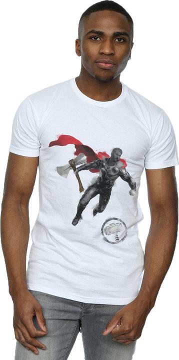 Actual product image Mens Avengers Endgame Painted Thor T-Shirt (M)