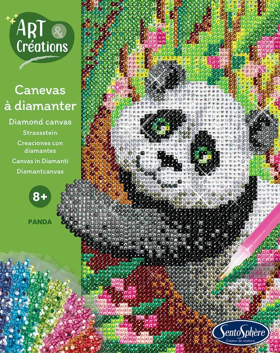 Produktbild Sentosphere Panda-Diamant-Leinwand