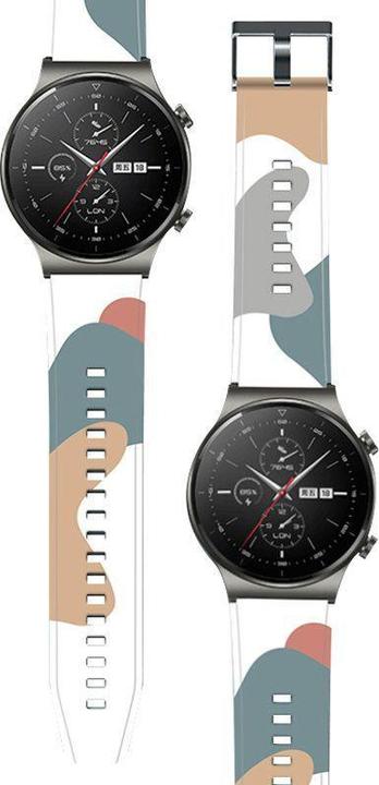 Actual product image Hurtel Strap Moro Band For Huawei Watch GT2 Pro Silicone Strap Camo Watch Bracelet (3) (Silicone, GT2 Pro)