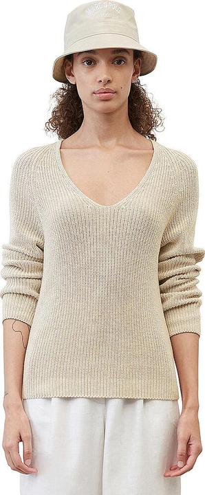 Actual product image Marc O'Polo Cardigan Stich Pullover V-Neck sandy melange (XL)