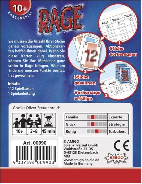 Productafbeelding Amigo Woede (Duits)