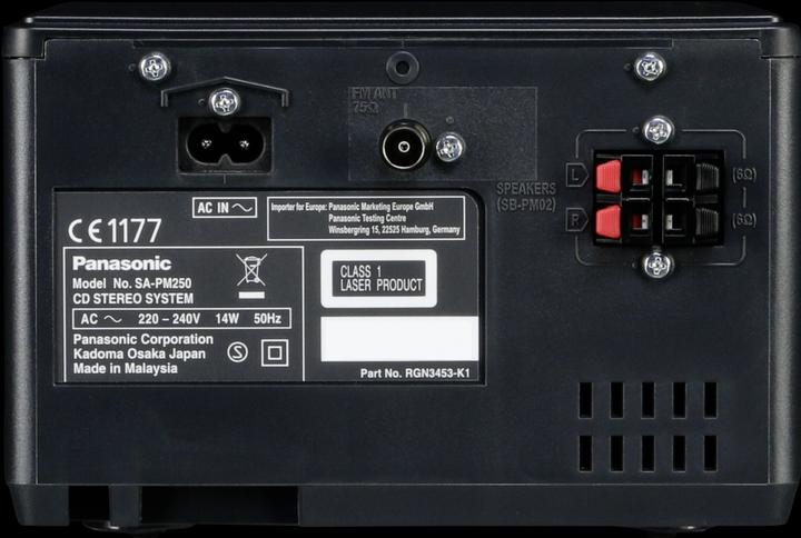 Immagine prodotto Panasonic SC-PM250EG (Bluetooth, Lettore CD, 2x 10 W)