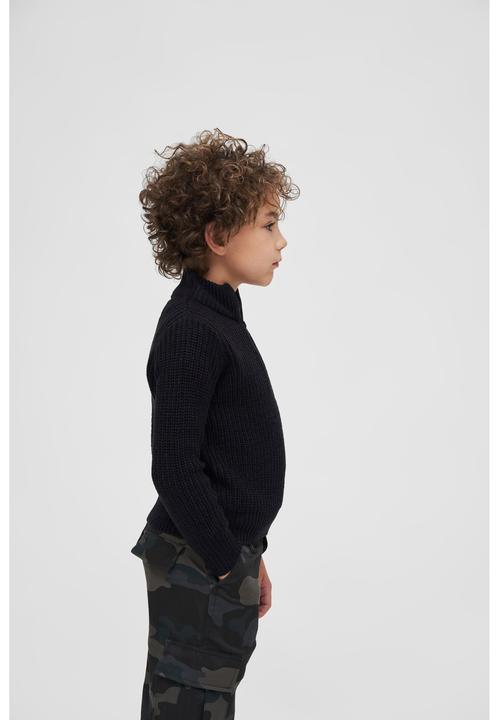 Actual product image Brandit Kids Navy Troyer Sweater - 16227 (134)