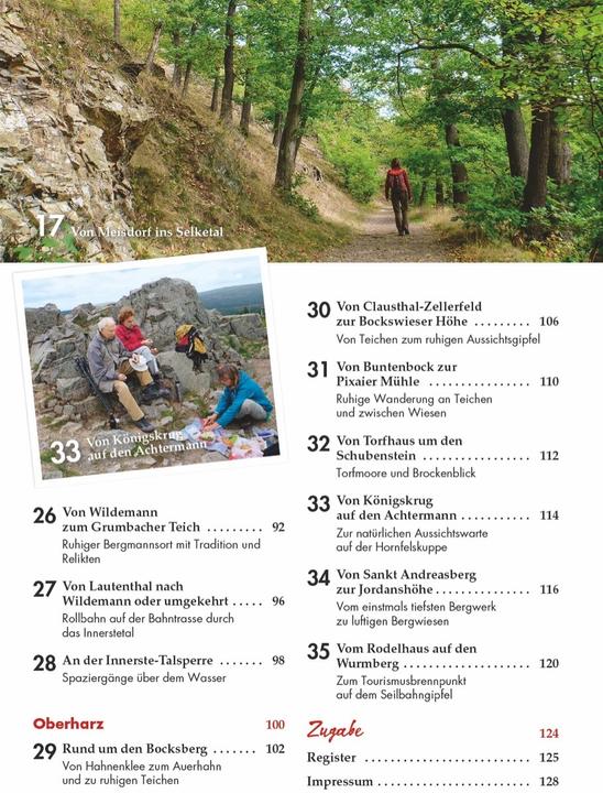Valeurs nutritives et ingrédients Wanderungen für Senioren im Harz (Allemand, Richard Goedeke, 2019)