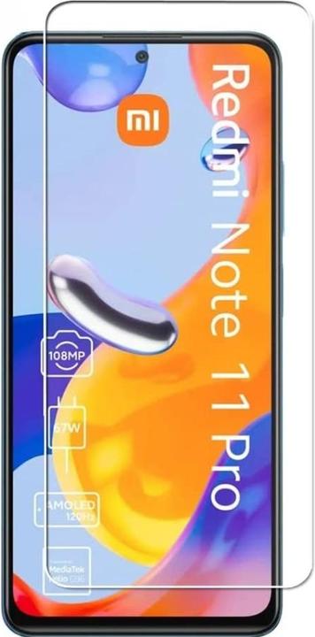 Produktbild Screenguard Xiaomi Redmi Note 11 Pro Panzerglas Schutzfolie Case Friendly Design (1 Stück, Xiaomi Redmi Note 11 Pro)