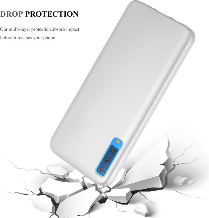 Productafbeelding Cadorabo TPU Matte Metallic hoes (Samsung Galaxy A7 (2018))