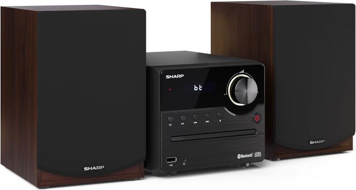 Image du produit Sharp XL-B512(BR) Système stéréo domestique Microsystème audio domestique (Bluetooth, Lecteur de CD, 2x 22 W)