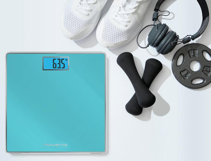 Image du produit Rowenta Classic BS1503 Square Turquoise Pèse-personne électronique (160 kg)