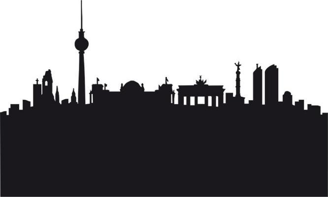 Immagine prodotto Trenddeko Berlino Skyline (72 x 120 cm)