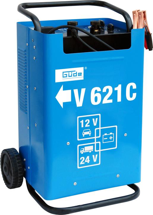 Immagine prodotto Güde Caricabatteria 12V/24V Caricabatteria automatico V 621 C Jump Starter (12V, 24V, 70 A)