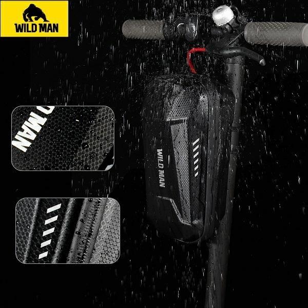 Actual product image Wildman Etui/uchwyt na hulajnogę ES8X Max sakwa na ramę czarna/black